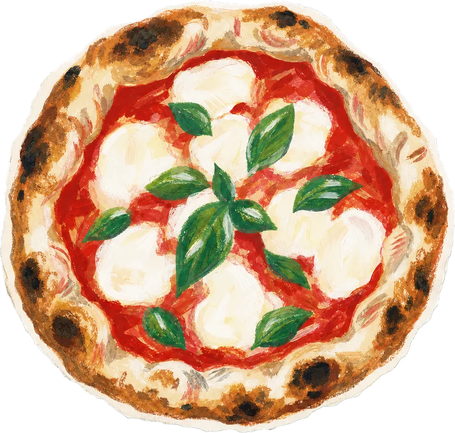 Margherita prosto z pieca opalanego drewnem